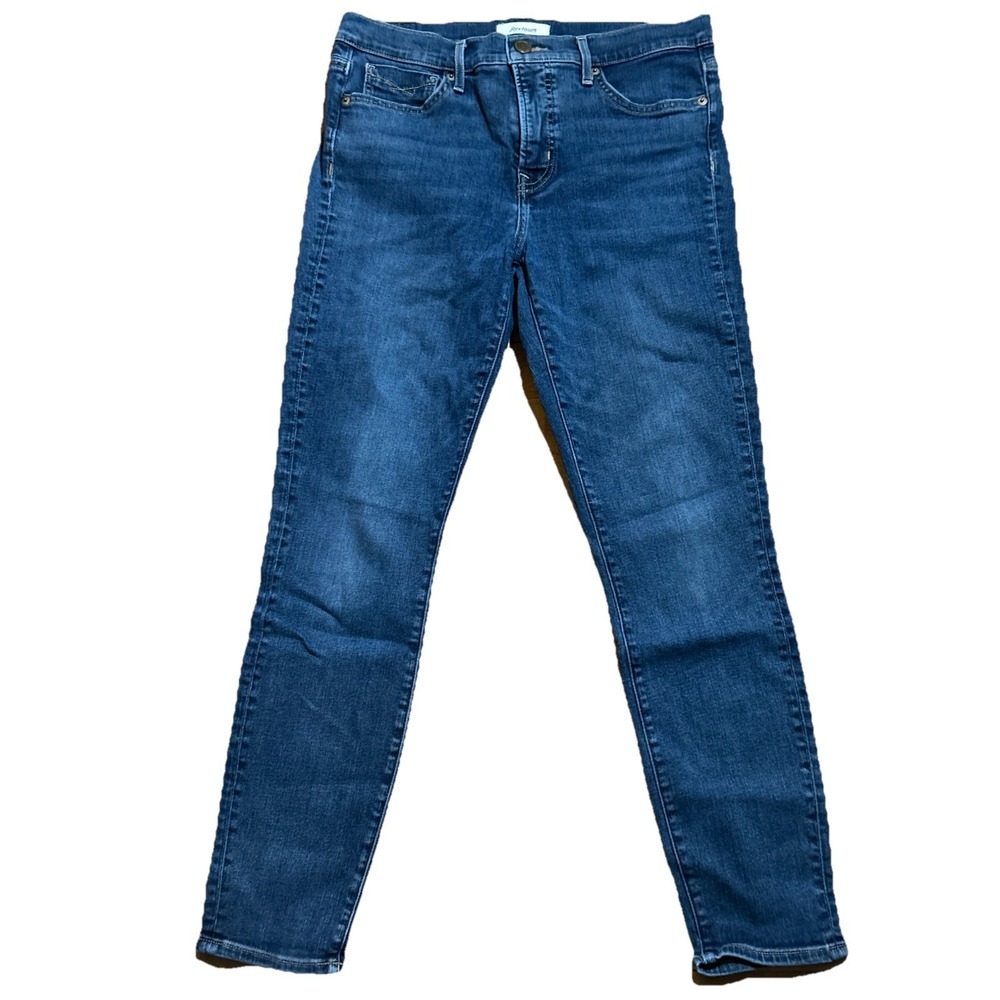 Revtown Jeans Women's 30‎ Blue High Rise Skinny Stretch Medium Wash